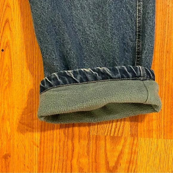 Smith’s Workwear Jeans Mens 38x34 (Actual 37x30) 5-Pocket Fleece Lined Denim - Picture 10 of 14